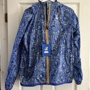 K-Way Le Vrai Claude Rain Jacket, L and NWT